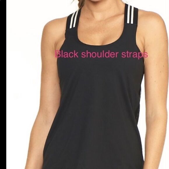 [lukka lux] All black “stellar” tank top. #2 - Picture 1 of 8